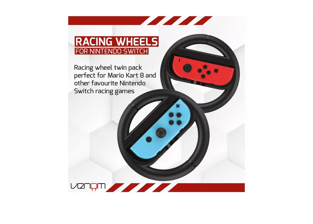 Venom kappakstursstýri fyrir Joy-Con, Switch/Switch 2, 2 stk - image 3 [dac37011a8]