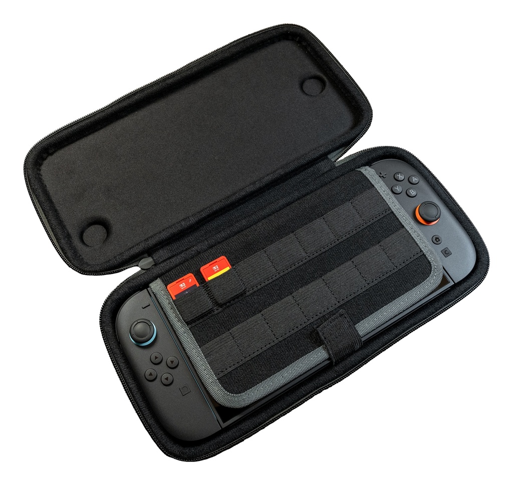 Turtle Beach PlayTreck Slim ferðataska fyrir Nintendo Switch 2, Charcoal svört - image 7 [1f2f799d0f]