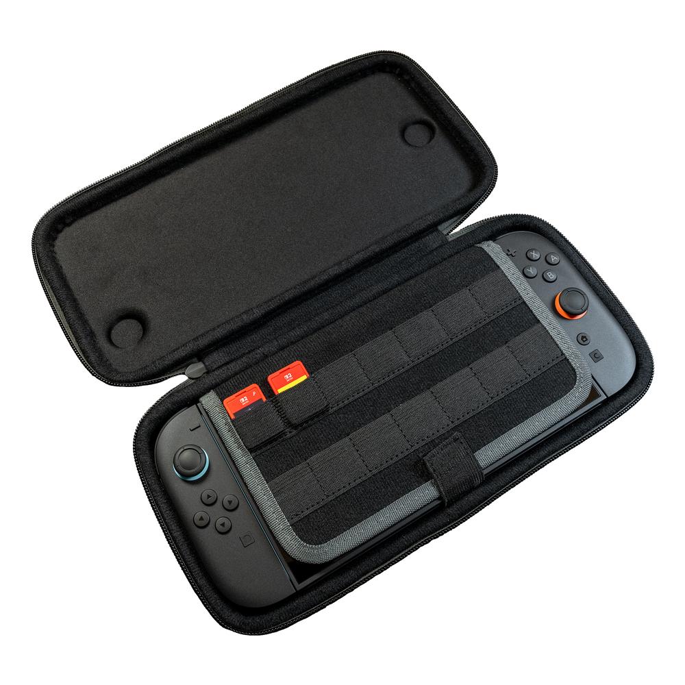 Turtle Beach PlayTreck Slim ferðataska fyrir Nintendo Switch 2, Charcoal svört - image 8 [179eb55ded]
