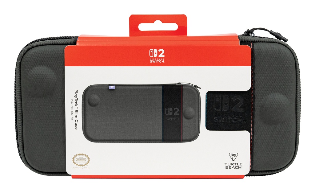 Turtle Beach PlayTreck Slim ferðataska fyrir Nintendo Switch 2, Charcoal svört - image 17 [3541151890]