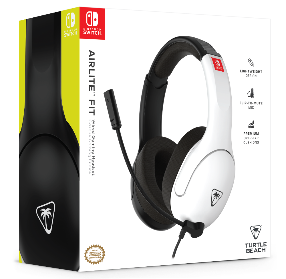 Turtle Beach Airlite Fit Switch 2 leikjaheyrnartól með hljóðnema, svört/hvít - image 14 [dbd0cfdcb9]