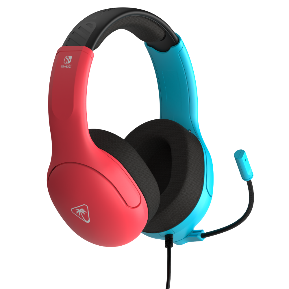 Turtle Beach Airlite Fit Switch 2 leikjaheyrnartól með hljóðnema, blá/rauð - image 4 [5710a2cca8]