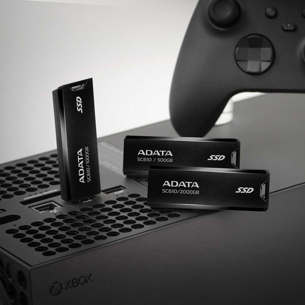 ADATA SC610 500GB USB Gen2 SSD flakkari/lykill, svartur/rauður - image 8 [a640114b12]