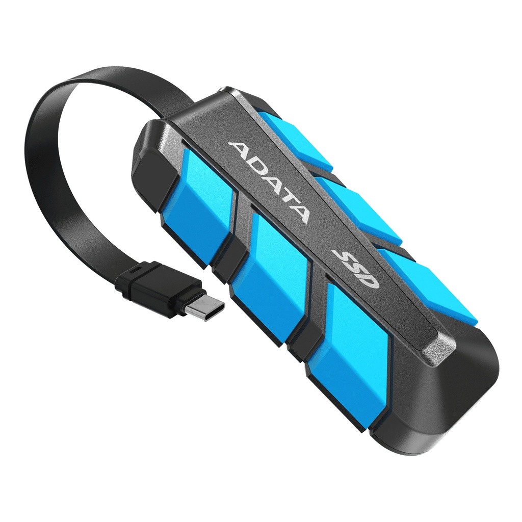 ADATA SC740 2TB USB Gen2 SSD flakkari/lykill, svartur/blár - image 3 [9ef6526593]