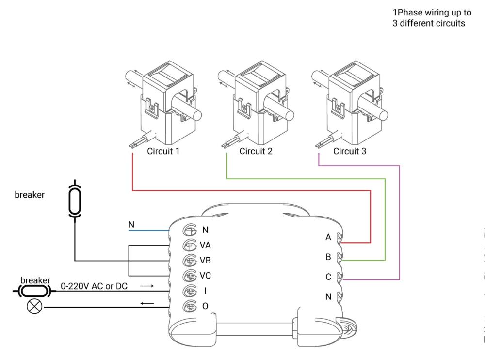 Shelly 3EM 120A DIN-Rail WLAN þriggja fasa með 3x straumnema - image 7 [4c73b1fd9b]