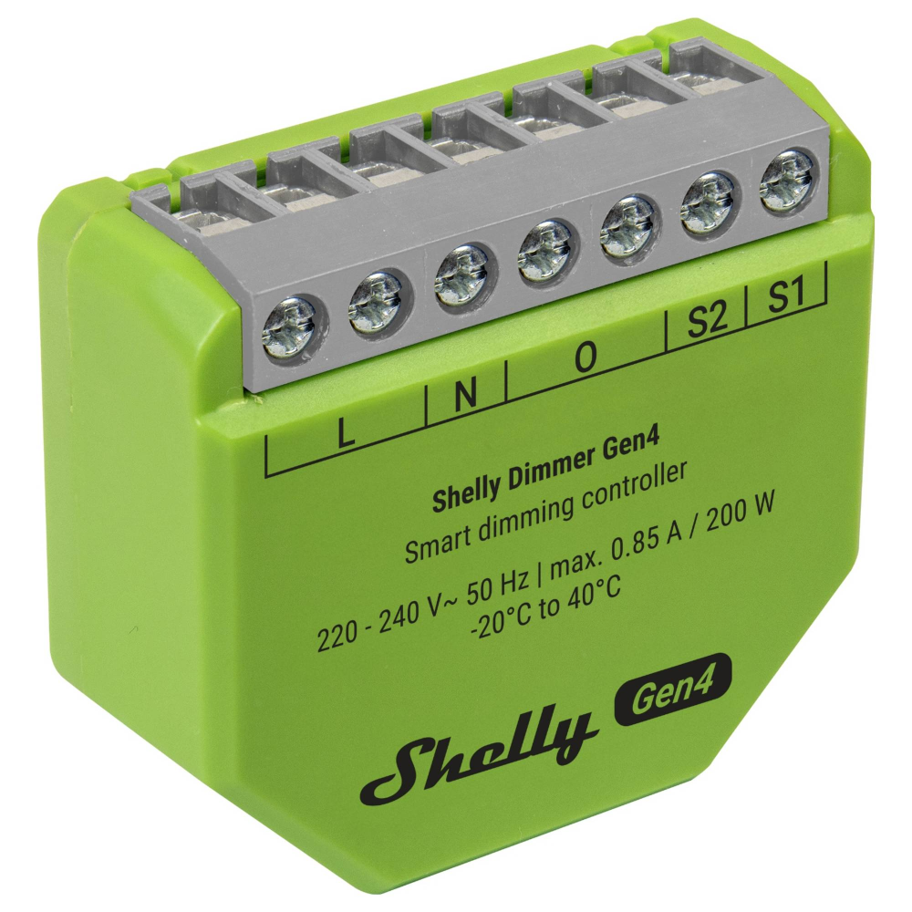 Shelly Dimmer Gen4 Wi-Fi og Bluetooth ljósastýring - image 3 [45fc1e5218]