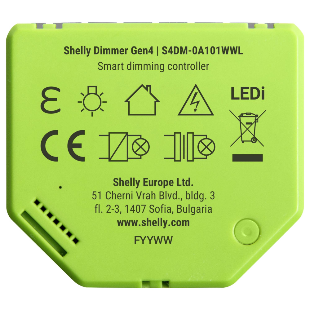 Shelly Dimmer Gen4 Wi-Fi og Bluetooth ljósastýring - image 4 [edc018d0ef]