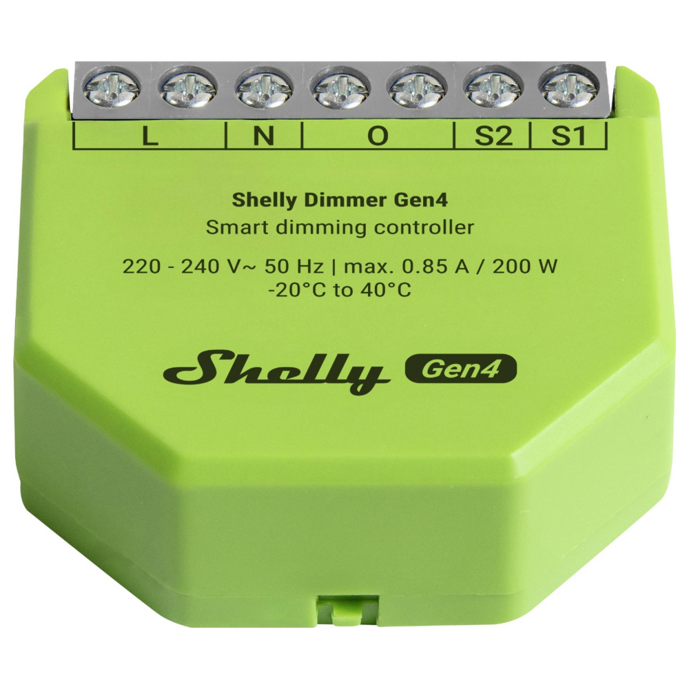 Shelly Dimmer Gen4 Wi-Fi og Bluetooth ljósastýring - image 6 [6a974ce27d]
