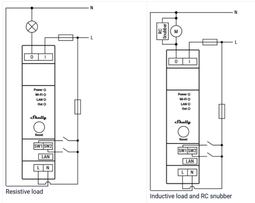 Shelly Pro 1PM Relay eins rása WLAN LAN DIN-Rail 16A eins fasa - image 8 [547c560555]