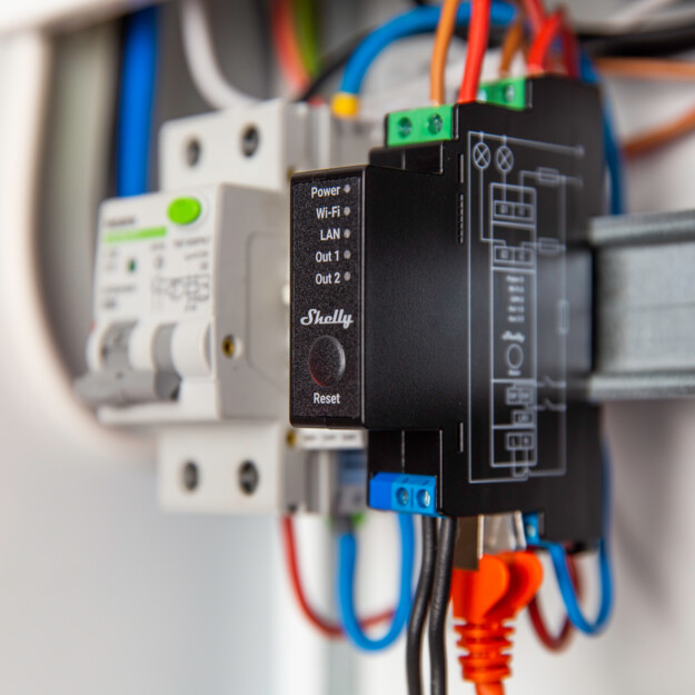 Shelly Pro 2PM Relay tveggja rása WLAN LAN DIN-Rail 25A eins fasa - image 3 [cc286d4bcc]