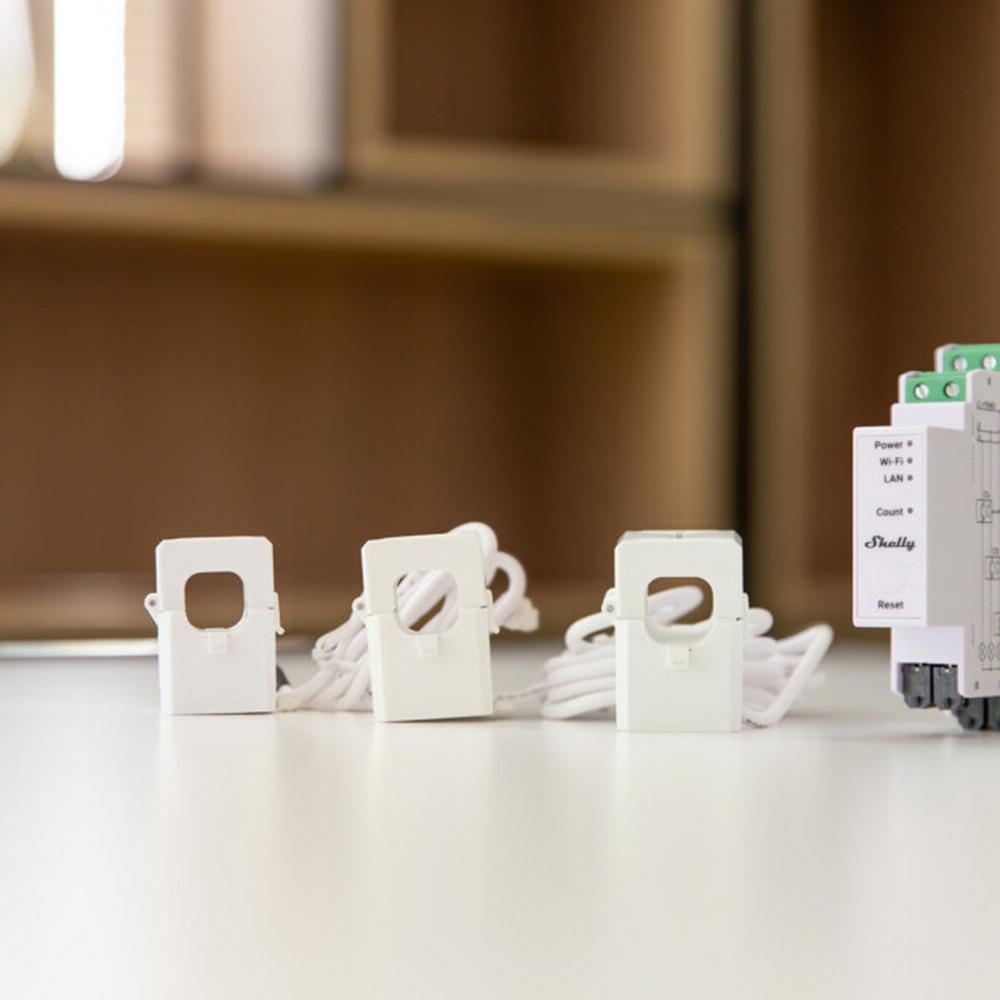 Shelly Pro 3EM 120A DIN-Rail WLAN LAN BT þriggja fasa með 3x straumnema - image 10 [b8d0fb7c7e]