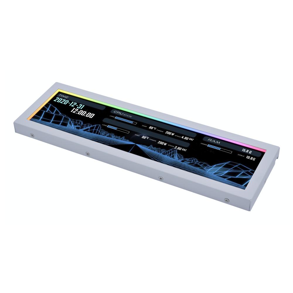 Lian-Li 8.8" Universal turnkassaskjár, hvítur - image 6 [736208c70e]
