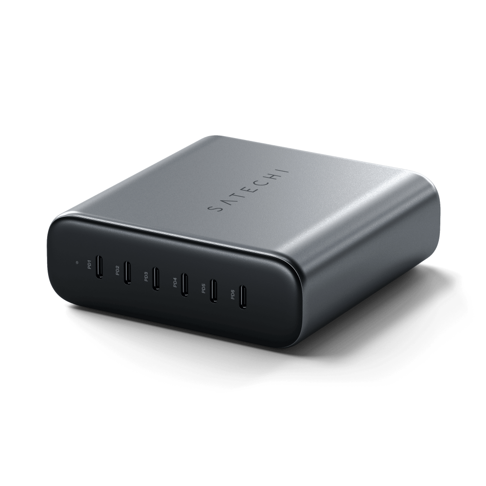 200W Satechi 6x USB-C PD GaN II hleðslutæki - image 2 [ca3763c7f6]