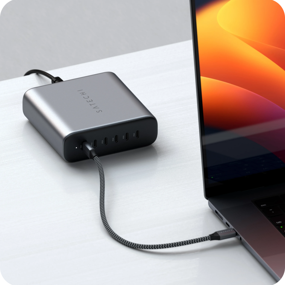 200W Satechi 6x USB-C PD GaN II hleðslutæki - image 5 [d2a7725c77]