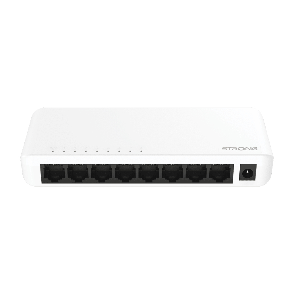 Strong 8 porta 10/100/1000Mbps switch, hvítur - image 7 [6cac18cd61]