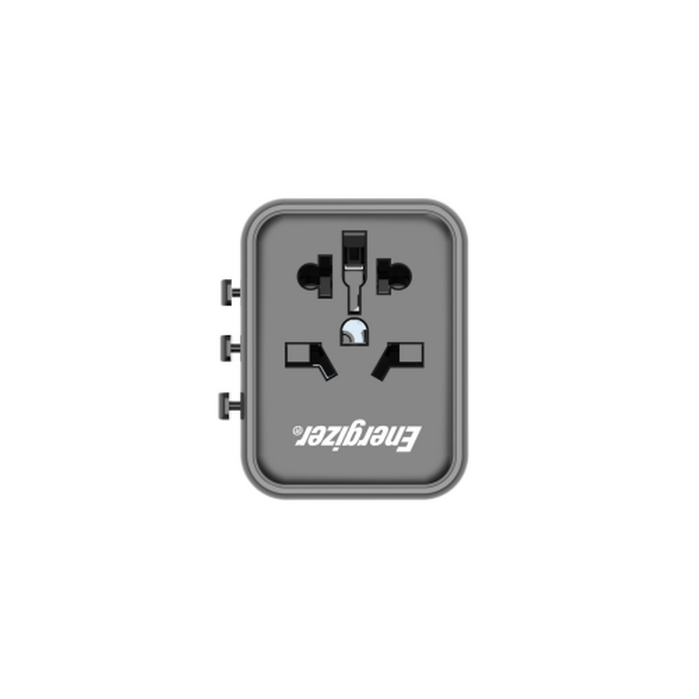 15W Energizer USB-A EU/UK/US/AUS ferðahleðslutæki, svart - image 10 [62233eb041]