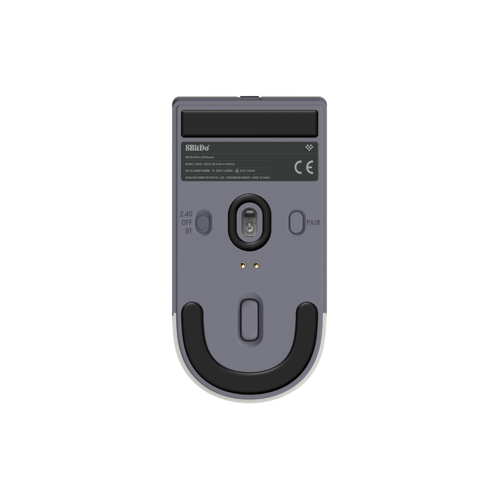8BitDo Retro R8 Bluetooth/2.4G þráðlaus mús með hleðlsudokku, N útgáfa - image 5 [4a63506d81]