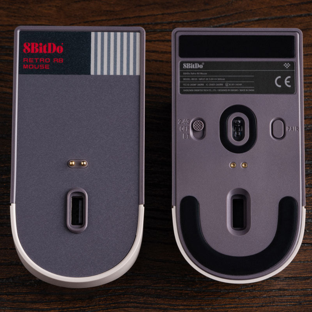8BitDo Retro R8 Bluetooth/2.4G þráðlaus mús með hleðlsudokku, N útgáfa - image 6 [7d4fe313f7]