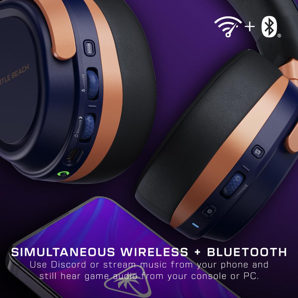 Turtle Beach Stealth 700 MAX Gen 3 þráðlaus Xbox Multiplatform leikjaheyrnartól með AI hljóðnema, Cobalt blá - image 10 [311e49a1ed]