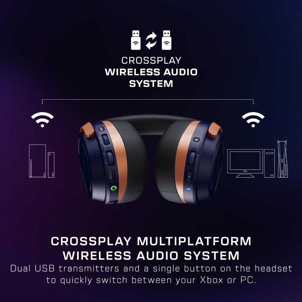 Turtle Beach Stealth 700 MAX Gen 3 þráðlaus Xbox Multiplatform leikjaheyrnartól með AI hljóðnema, Cobalt blá - image 11 [5293dbd188]