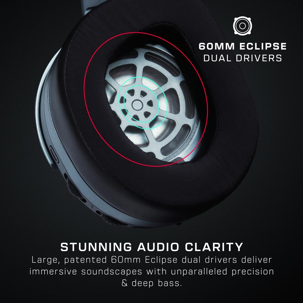 Turtle Beach Stealth 700 MAX Gen 3 þráðlaus PS5 Multiplatform leikjaheyrnartól með AI hljóðnema, svört - image 18 [a1604fbf20]