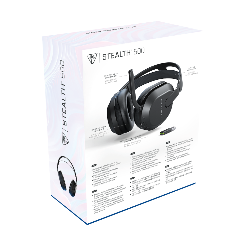 Turtle Beach Stealth 500 þráðlaus leikjaheyrnartól með hljóðnema, svört - image 11 [39e42ef598]