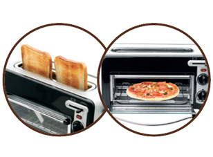 Tefal Toast n' Grill TL 6008 2-in-1 1300W Brauðrist og Grill ofn - image 3 [3266d3b1f2]