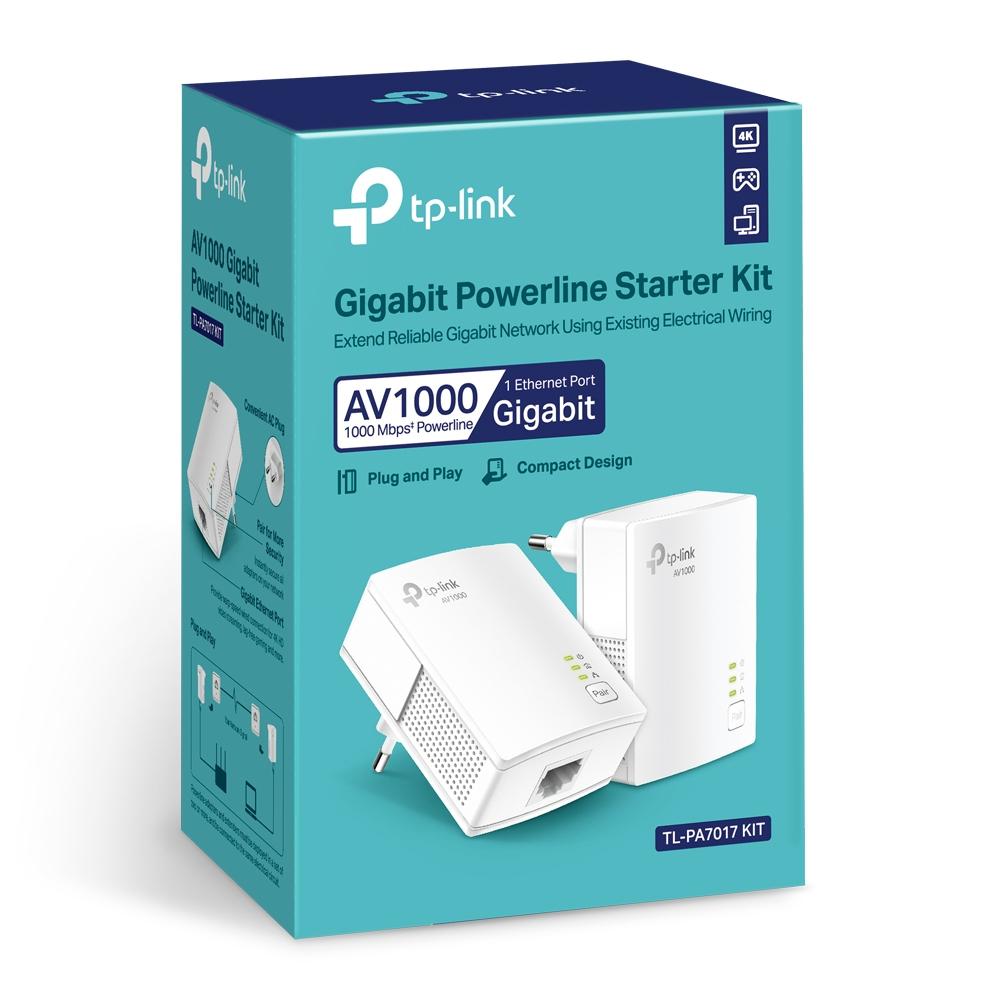 TP-Link 1000 Mbps Net yfir rafmagn, Tvær einingar með innstungu - image 4 [e555d790d1]