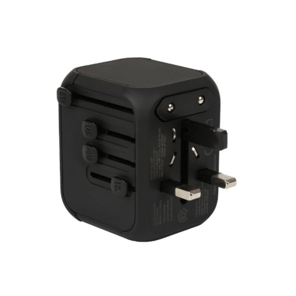 Telefunken 20W Universal 4in1 EU/UK/AU/US breytikló með 4x USB tengi - image 2 [b805a42102]