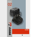 Telefunken 20W Universal 4in1 EU/UK/AU/US breytikló með 4x USB tengi - image 5 [d696479f62]
