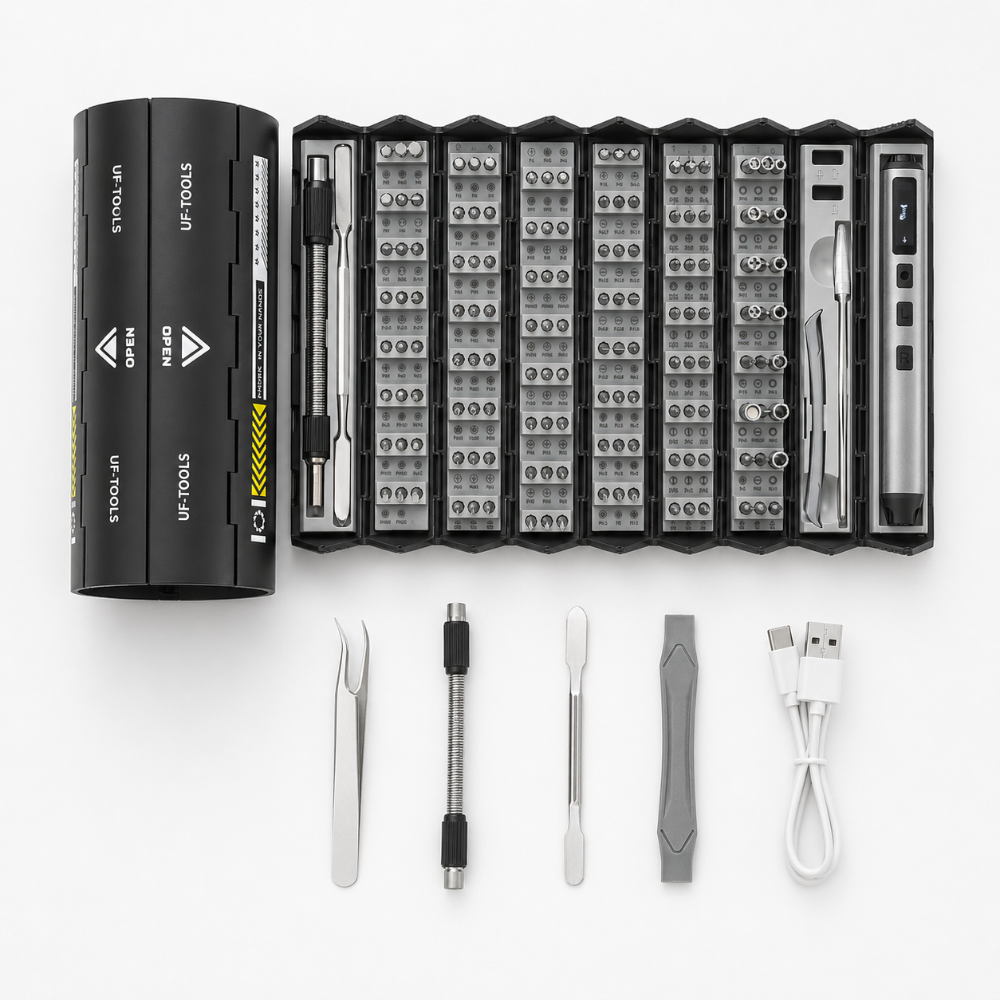 UF-TOOLS 126-í-1 rafskrúfjárnasett - image 2 [6f38c10215]