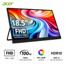 Acer PD3, 18,5" FHD IPS 100Hz ferðaskjár með innbyggðum kickstand - image 2 [0539ed16f6]