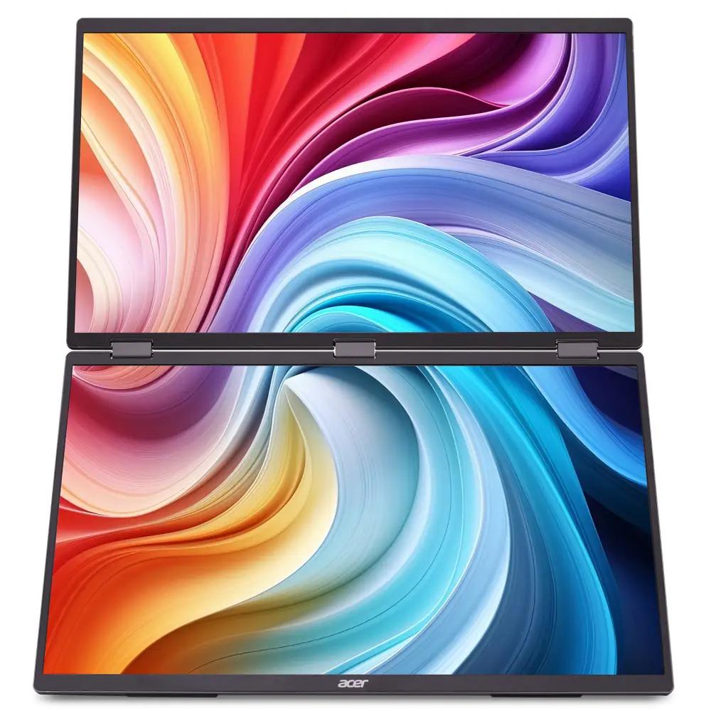 Acer PD3, 2x 18,5" FHD IPS 100Hz, Foldable Dual Screen ferðaskjár, innb. kickstand - image 2 [d842e2db42]