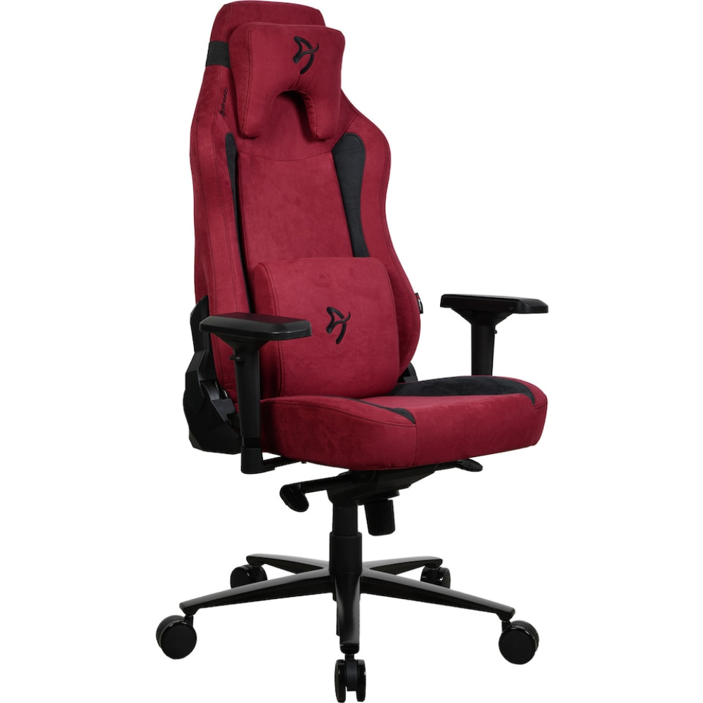 Arozzi Vernazza Supersoft Fabric leikjastóll, dökk rauður - image 7 [b960c2abd7]