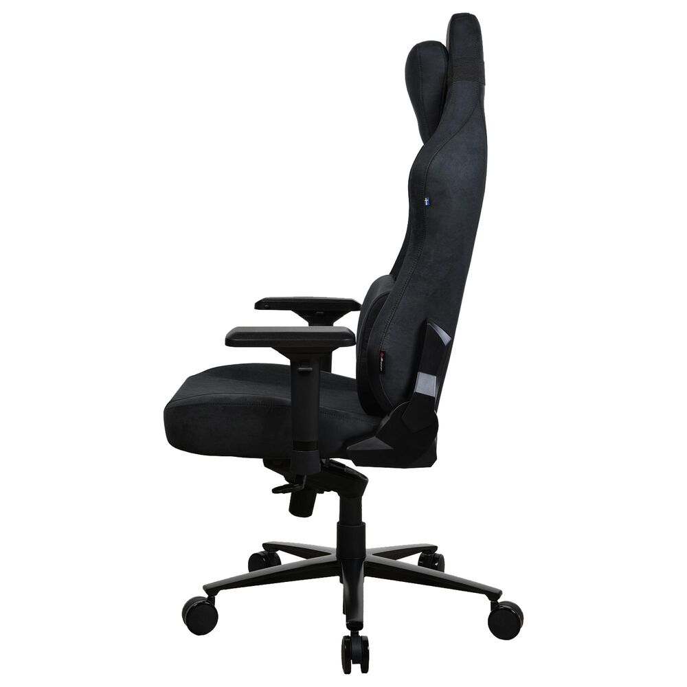 Arozzi Vernazza Supersoft Fabric leikjastóll, pure black - image 4 [c6d94fa725]