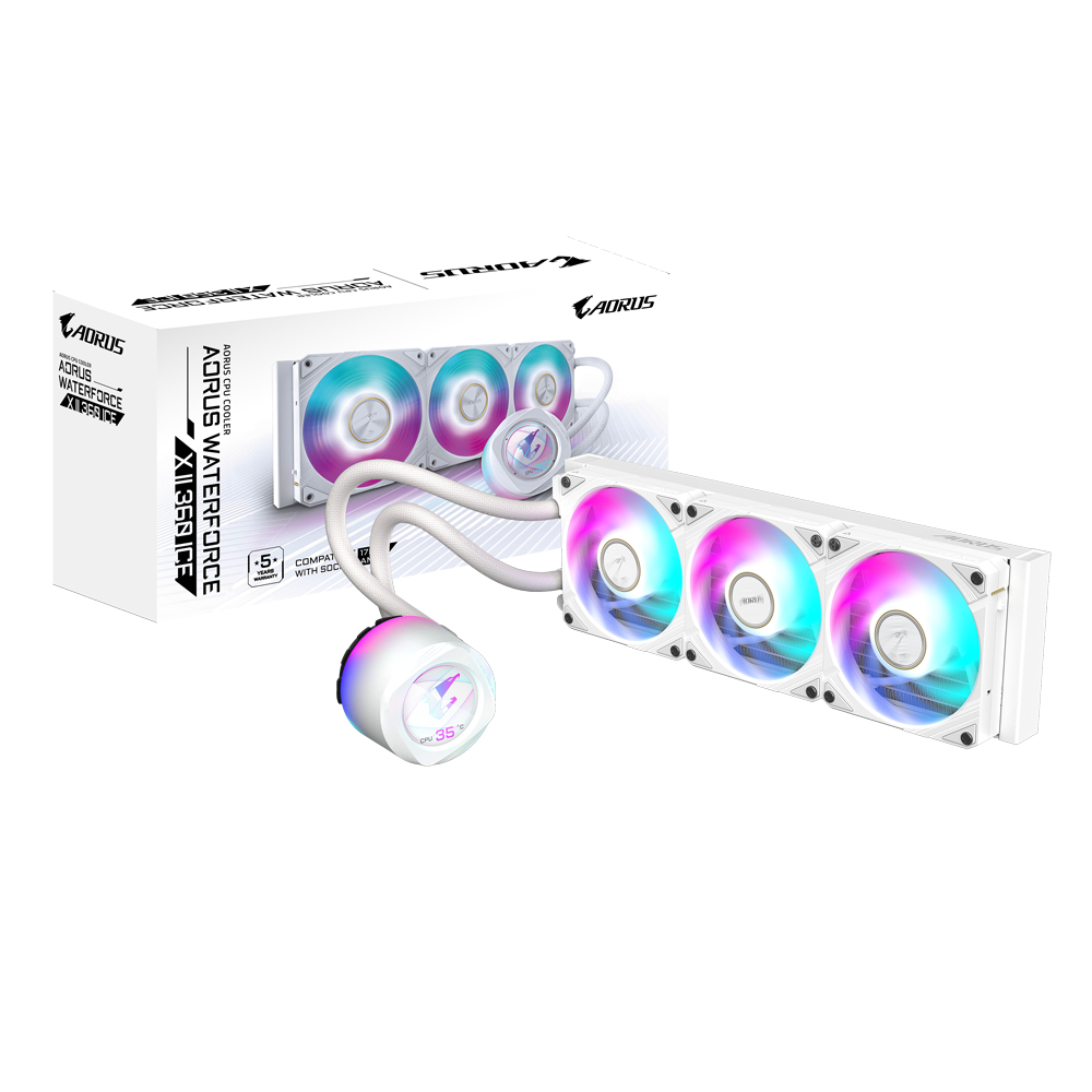 Gigabyte Aorus Waterforce X II 360mm RGB AIO LCD vatnskæling, svört - image 10 [f5a6d60dd6]