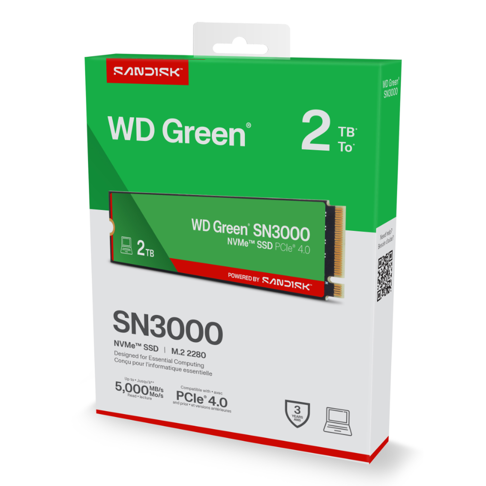 2TB PCIe Gen4 NVMe SSD M.2 WD Green SN3000 - image 10 [e865e11342]