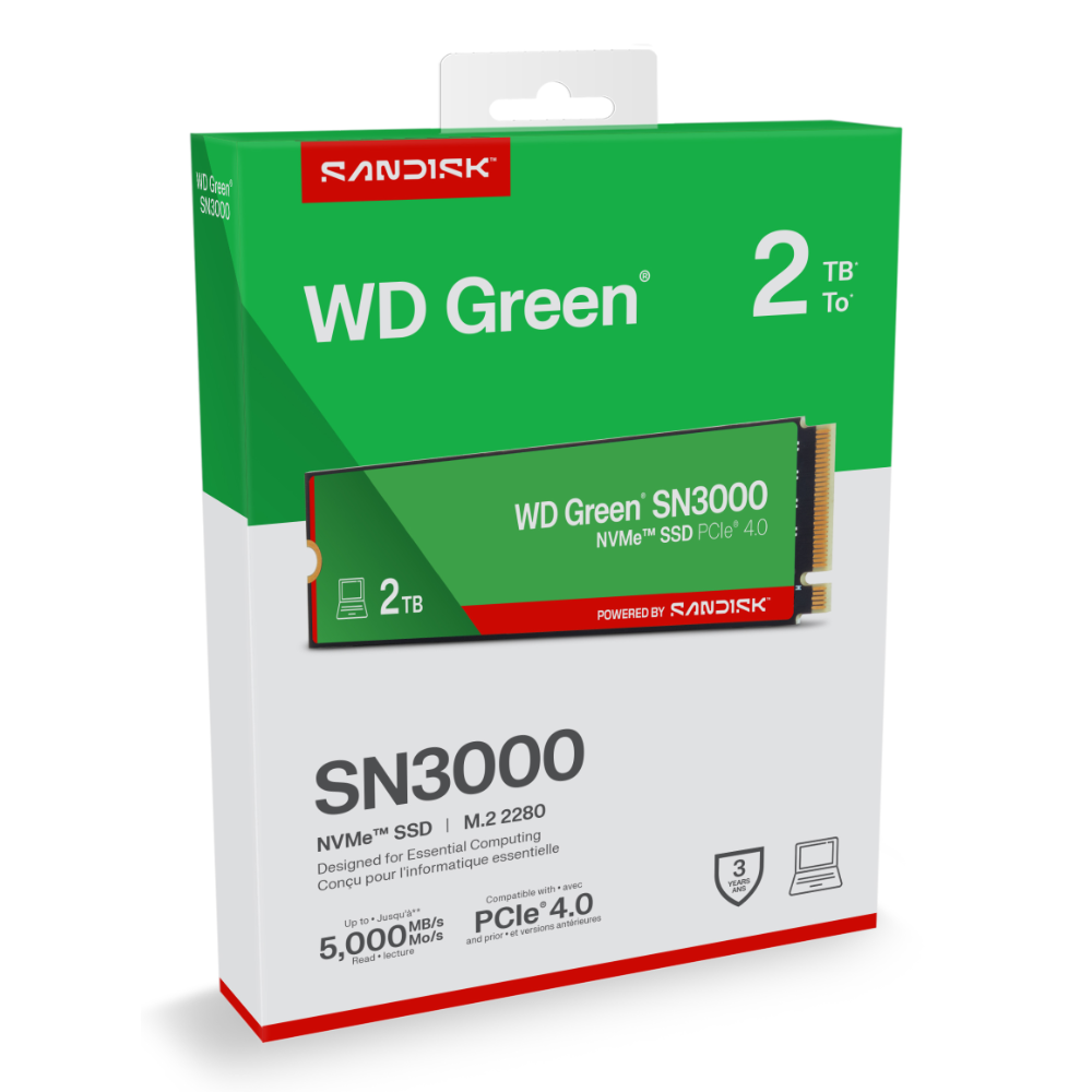2TB PCIe Gen4 NVMe SSD M.2 WD Green SN3000 - image 11 [593eadc194]