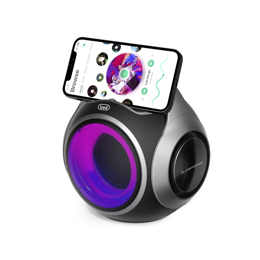 Trevi XR8A202 XR Jump RGB ferðahátalari með Bluetooth, svartur - image 6 [ef3270ca98]