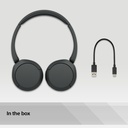 Sony WH-CH520 Bluetooth 5.2 heyrnartól, allt að 50klst, svört - image 11 [127b066740]