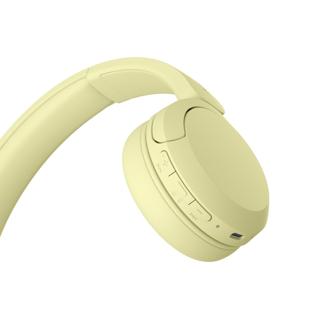 Sony WH-CH520 Bluetooth 5.2 heyrnartól, allt að 50klst, gul - image 11 [7873e84340]