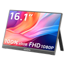 Arzopa 16" FHD IPS HDR USB-C ferðaskjár, innb. kickstand, svartur - image 2 [cb28245c68]