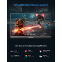 Arzopa 16" FHD IPS HDR10 144Hz USB-C ferðaskjár, innb. Kickstand, umslag, grár - image 8 [6d377f805c]
