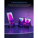 Arzopa 16" FHD IPS HDR10 144Hz USB-C ferðaskjár, innb. Kickstand, umslag, grár - image 16 [ac19553611]