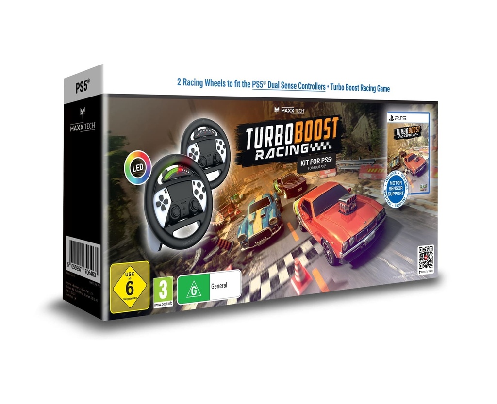 Maxx Tech Turbo Boost Racing Kit - PlayStation 5 tölvuleikjapakki - image 2 [d6a19f4bdd]