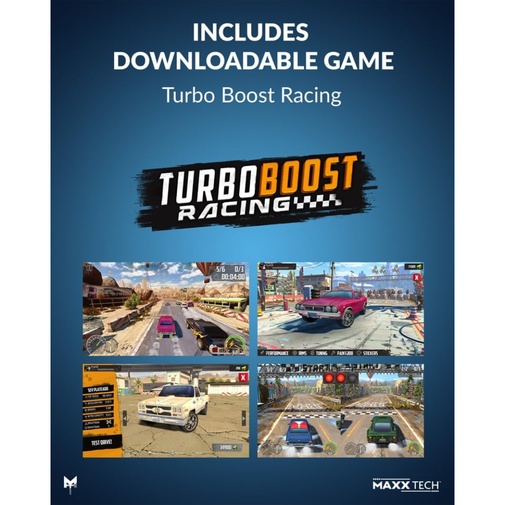 Maxx Tech Turbo Boost Racing Kit - Nintendo Switch 2 tölvuleikjapakki - image 15 [b26e830b51]