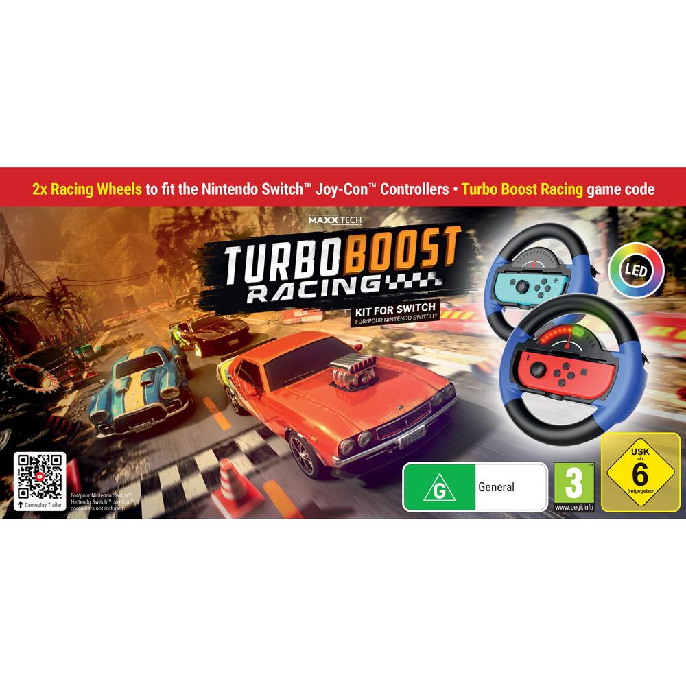 Maxx Tech Turbo Boost Racing Kit - Nintendo Switch 2 tölvuleikjapakki - image 19 [97448a81ac]