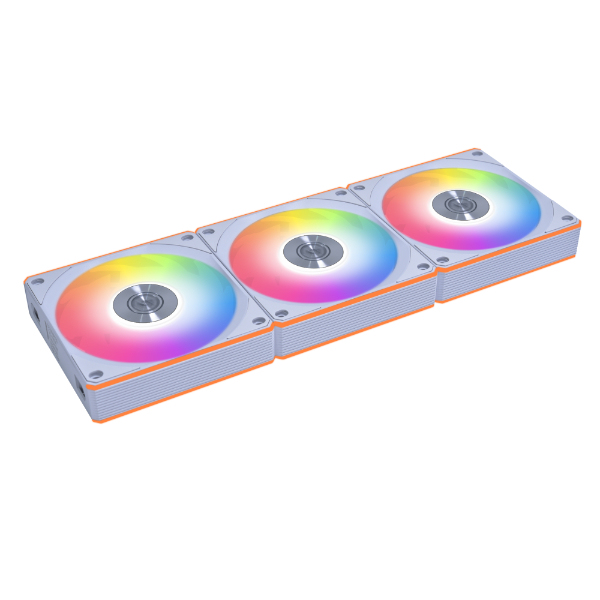 Lian-Li UniFan CL-Wireless RGB 3x 120mm kassaviftur í setti, hvítar - image 2 [9ba484fb71]