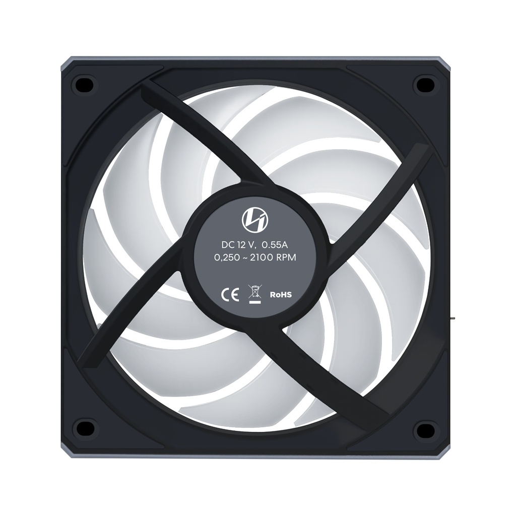 Lian-Li UniFan CL-Wireless Reverse RGB 3x 120mm kassaviftur í setti, svartar - image 5 [35d955903b]