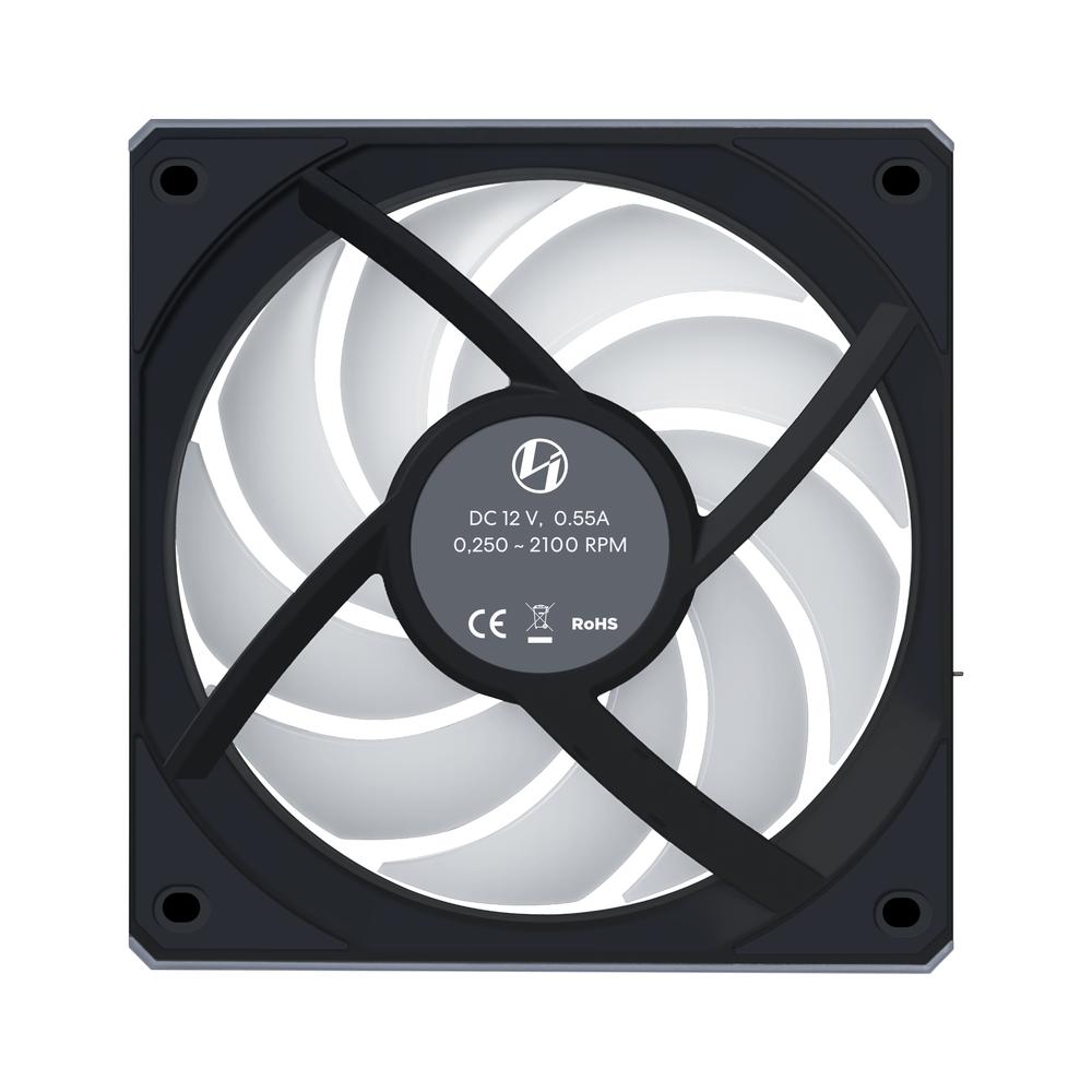 Lian-Li UniFan CL-Wireless Reverse RGB 3x 120mm kassaviftur í setti, svartar - image 6 [2c02f3ec2d]